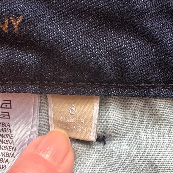 Michael Kors Indigo Denim Jeans - size 8 - Picture 10 of 13